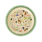 MELAMINE PLATE - MINT FUN FAIR PRINT