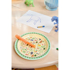 MELAMINE PLATE - MINT FUN FAIR PRINT