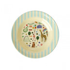 MELAMINE BOWL - MINT FUN FAIR PRINT