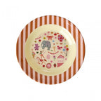 MELAMINE BOWL - PINK FUN FAIR PRINT