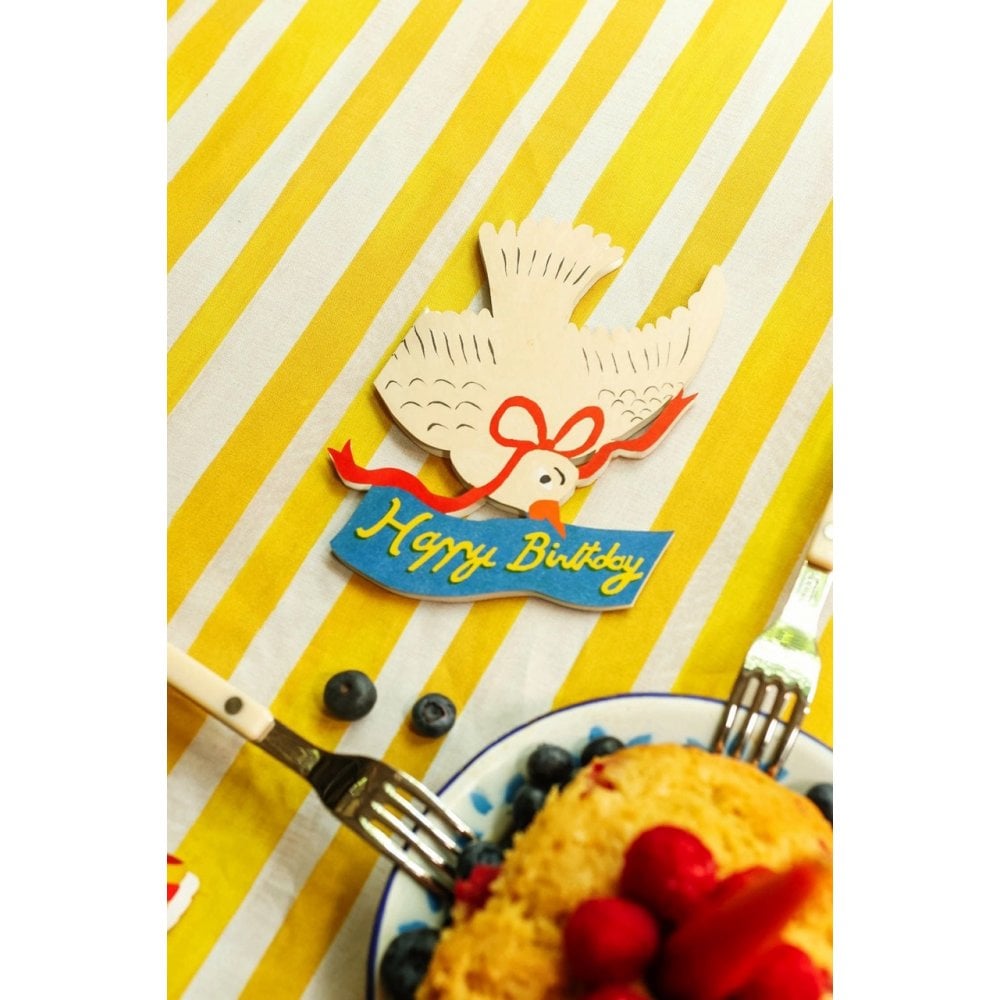6 MINI CARDS - HAPPY BIRTHDAY BIRD