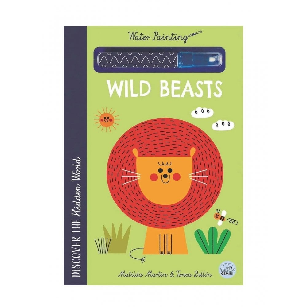 WILD BEASTS WATER PAINTING BOOK