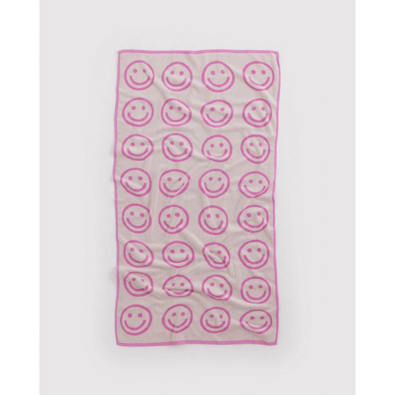 BATH TOWEL - Happy Pink