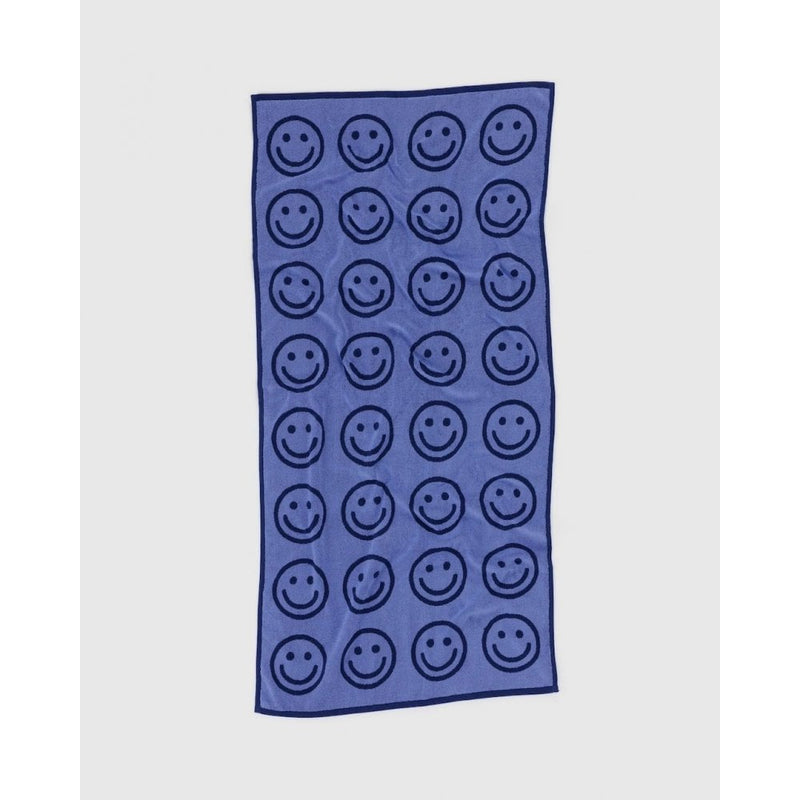 BATH TOWEL - Happy Blue