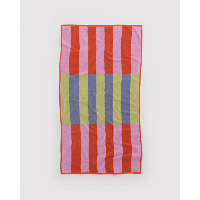 BATH TOWEL - Pool Stripe