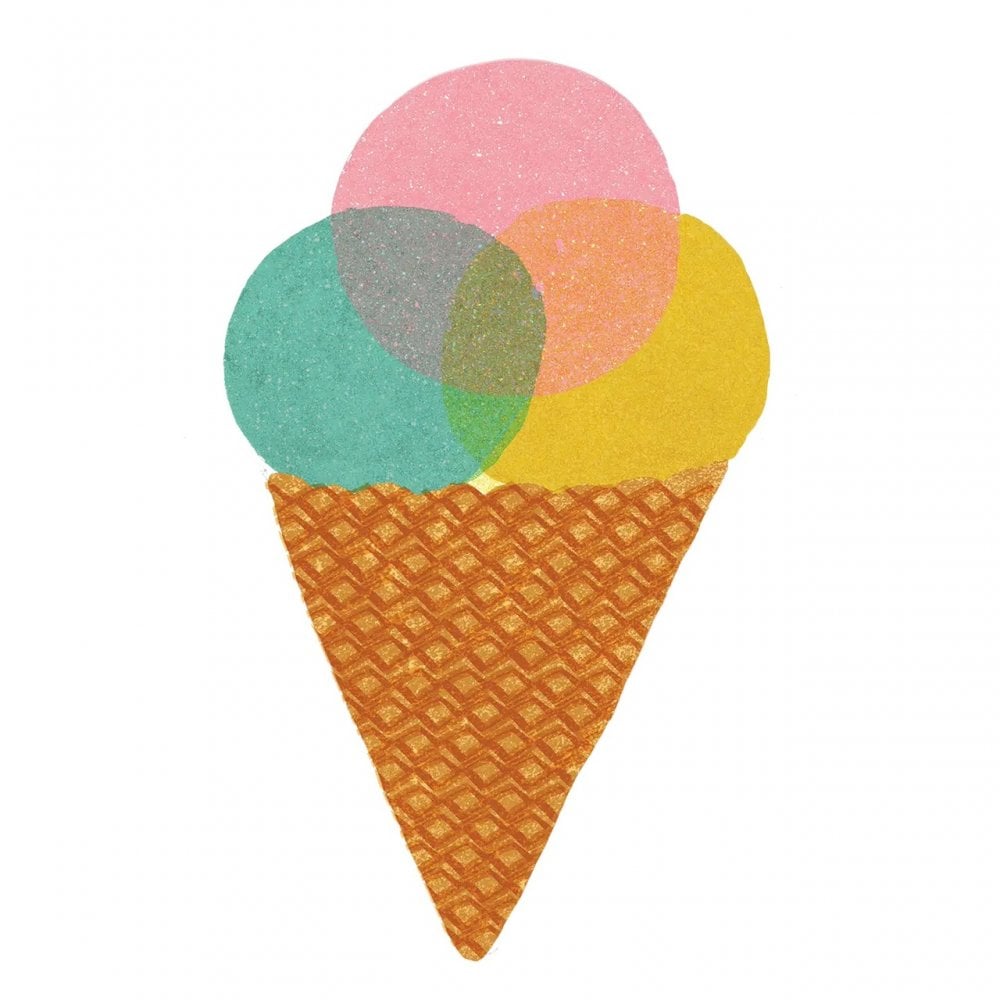 ICE CREAM CONE STICKER