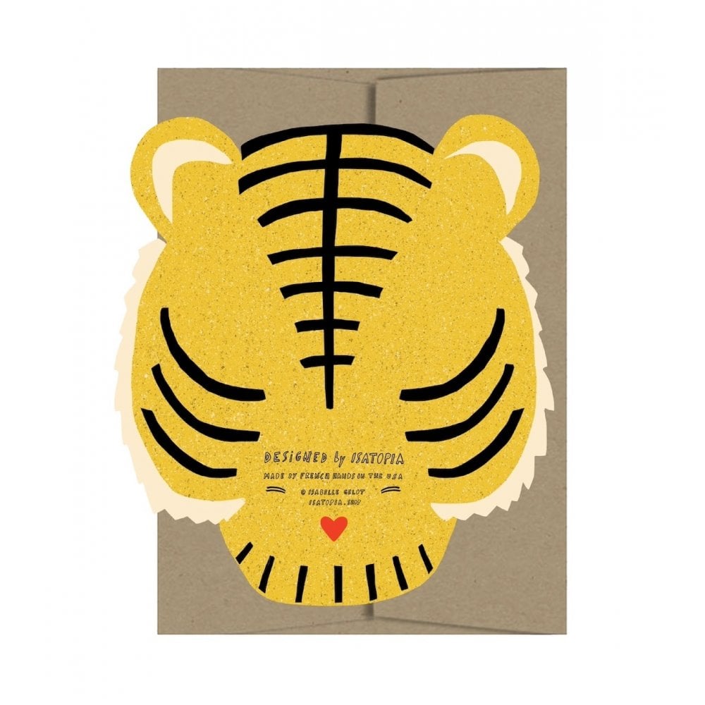 TIGER - DIE CUT CARD