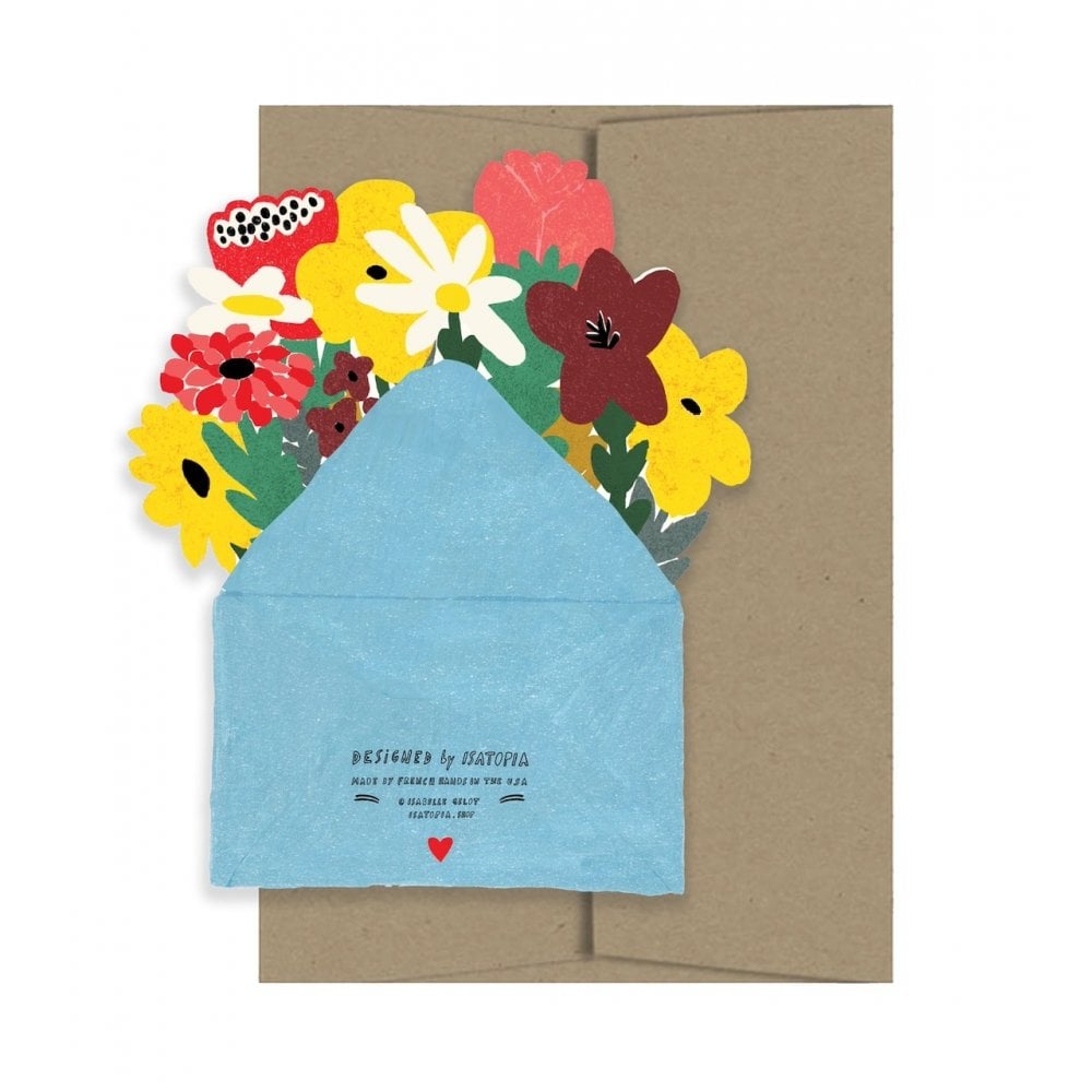 THANK YOU FLOWERS - DIE CUT CARD