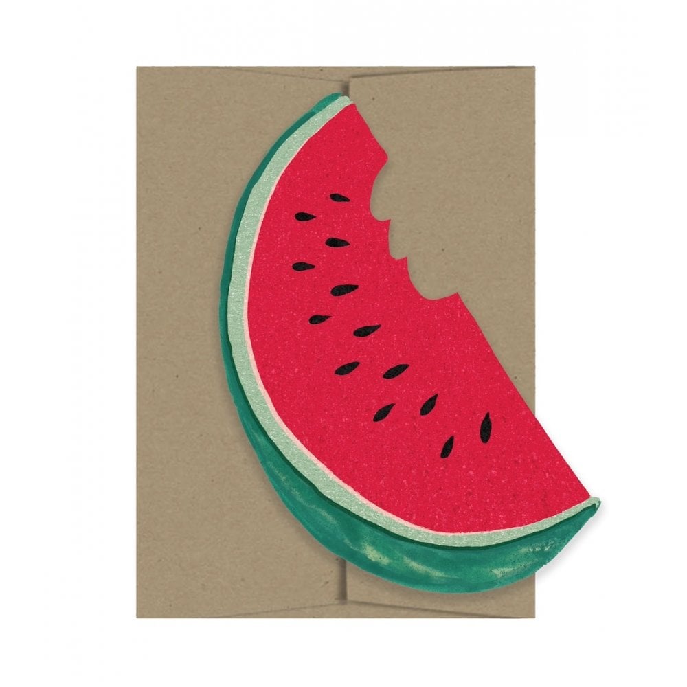 WATERMELON - DIE CUT CARD