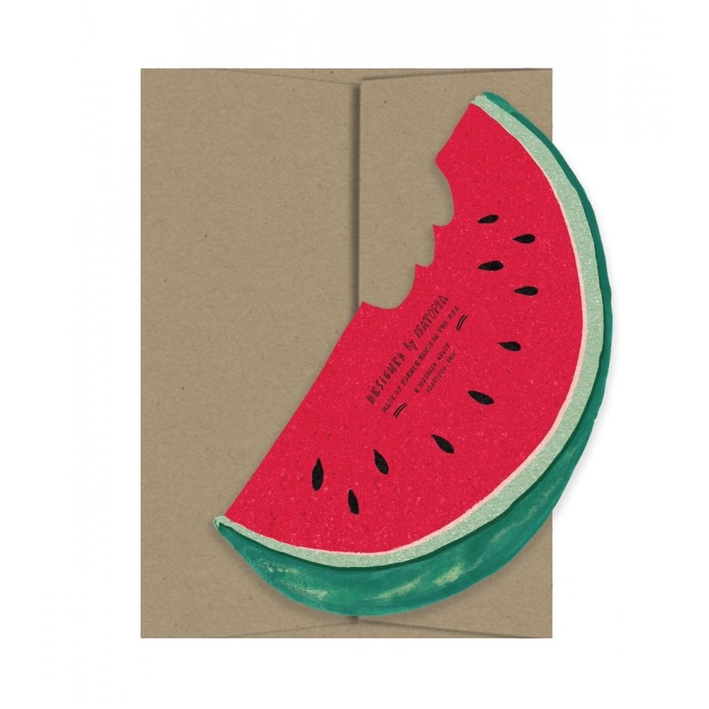 WATERMELON - DIE CUT CARD