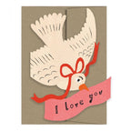 LOVE YOU BIRD - DIE CUT CARD