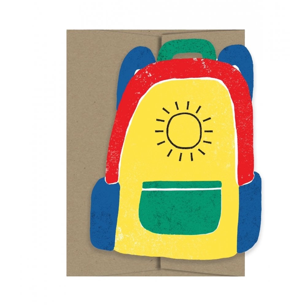 SUNNY BACKPACK - DIE CUT CARD