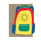 SUNNY BACKPACK - DIE CUT CARD