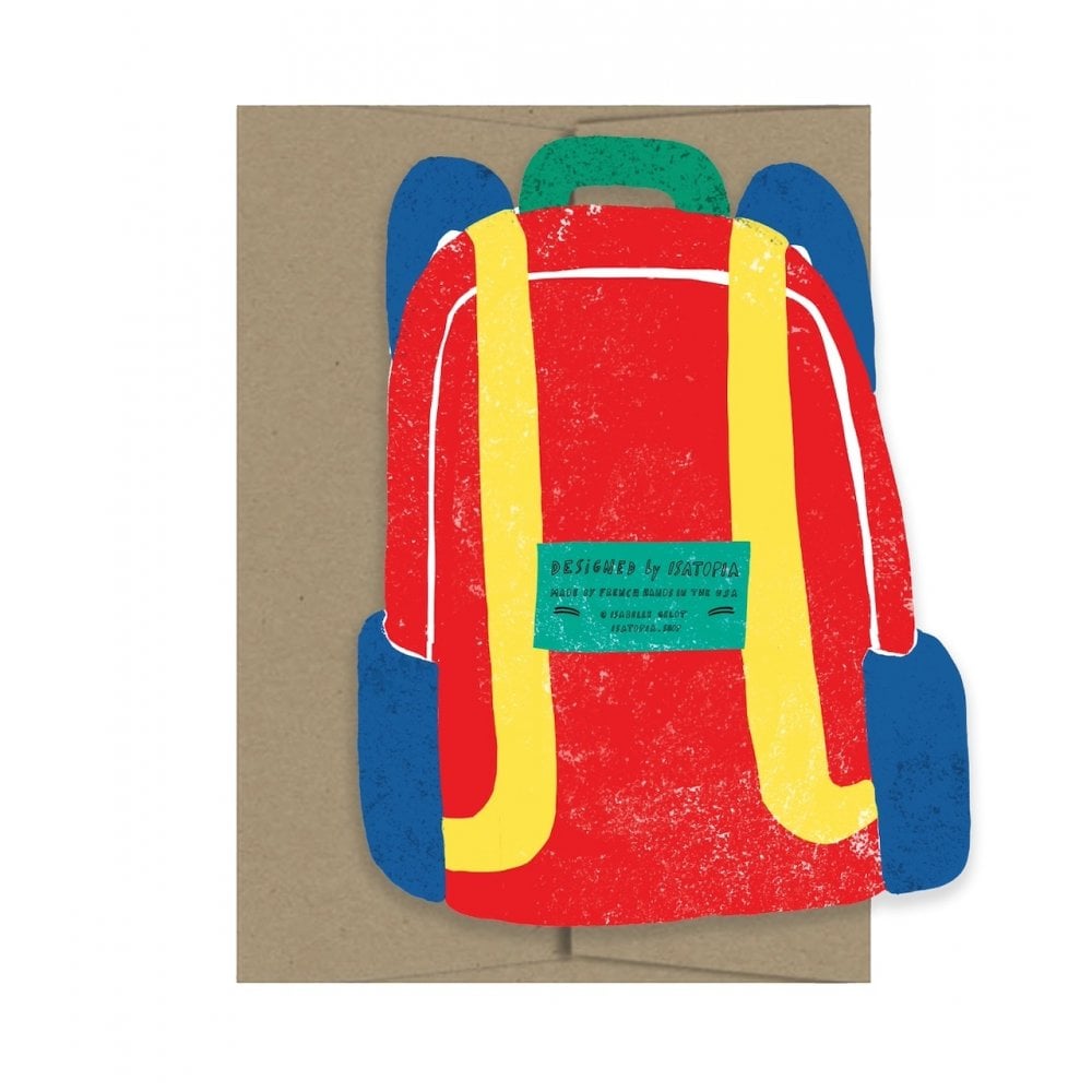 SUNNY BACKPACK - DIE CUT CARD