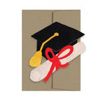 HAPPY GRADUATION DIE CUT CARD
