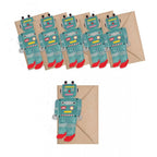 6 LITTLE ROBOT MINI CARDS