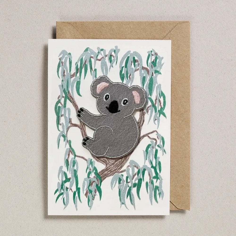 KOALA - IRON ON PATCH CARD
