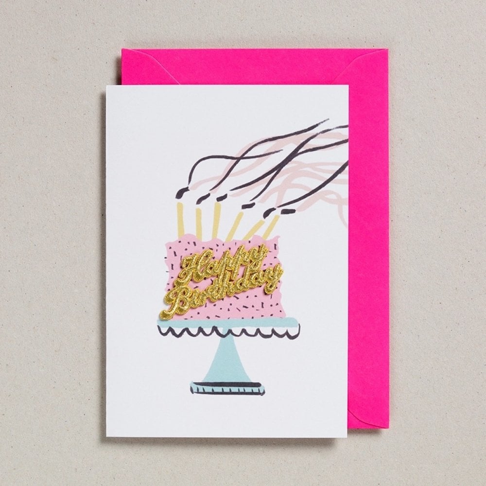 HAPPY BIRTHDAY CAKE CARD