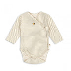 LONG SLEEVE NEWBORN BODY - TEA STRIPE