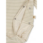 LONG SLEEVE NEWBORN BODY - TEA STRIPE