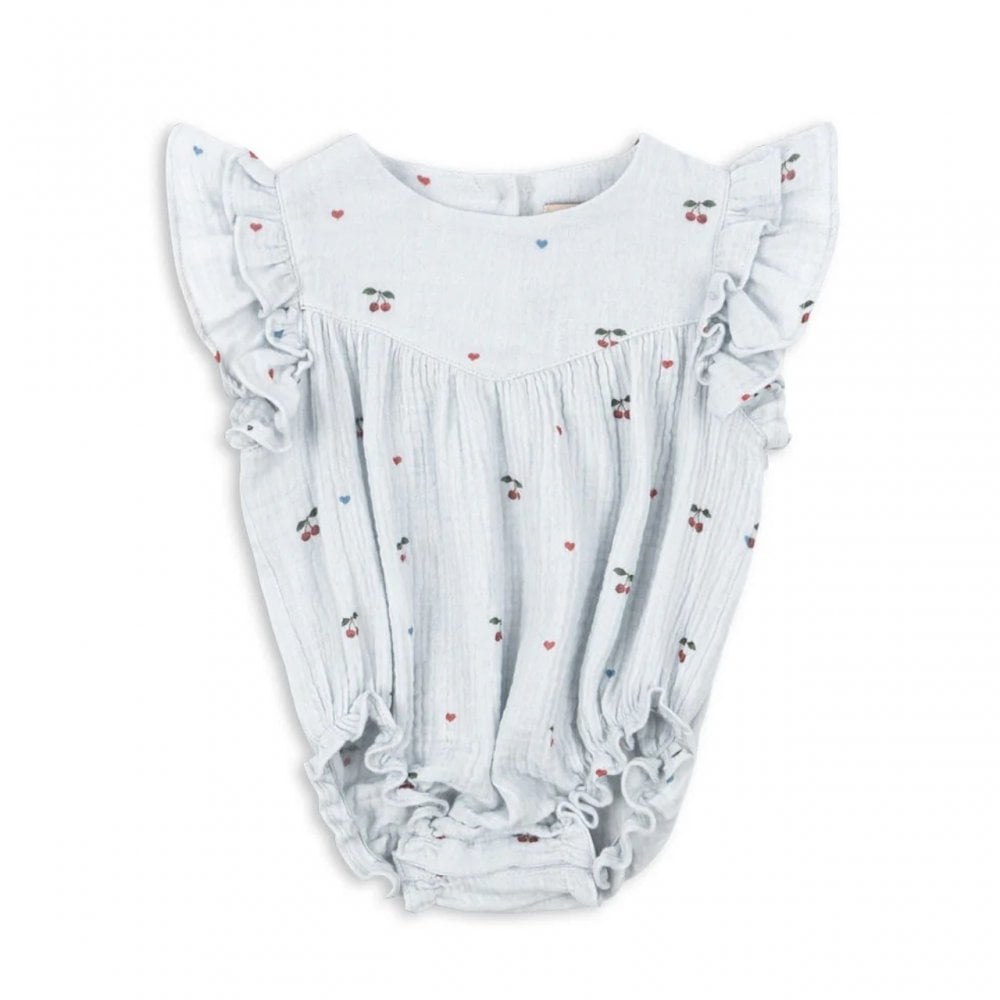 COCO ROMPER - CHERRY BLUE COEUR