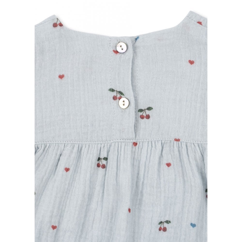 COCO ROMPER - CHERRY BLUE COEUR