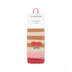 STRIPY CHERRY SOCKS - 2 PACK