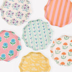 6 FLORA REUSABLE SMALL PLATES