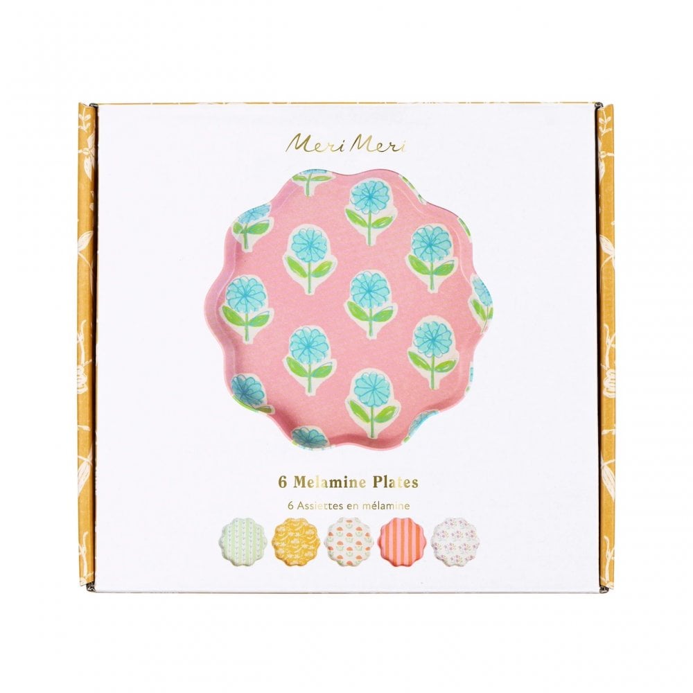 6 FLORA REUSABLE SMALL PLATES