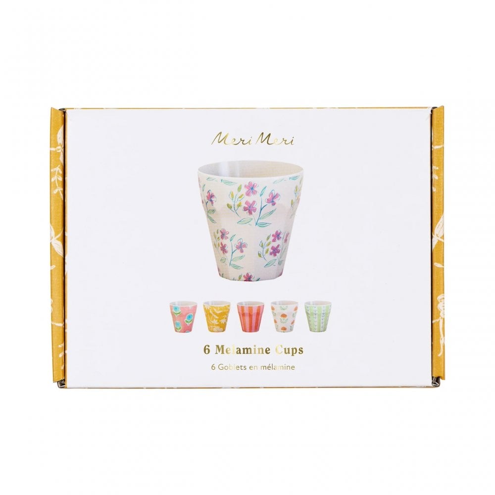6 FLORA REUSABLE CUPS