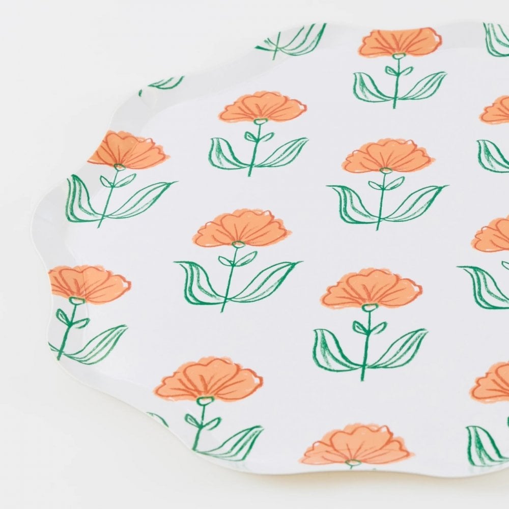 8 FLORA PLATES