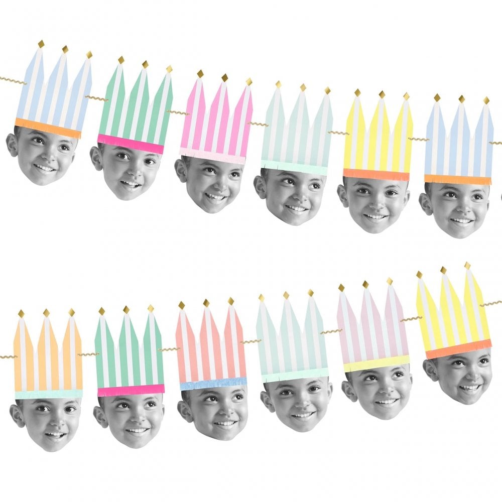 DIY PHOTO CROWN GARLAND