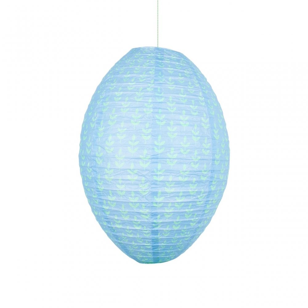 FLORA ORANGE + BLUE LANTERNS
