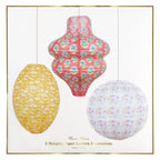 FLORA PINK + YELLOW LANTERNS