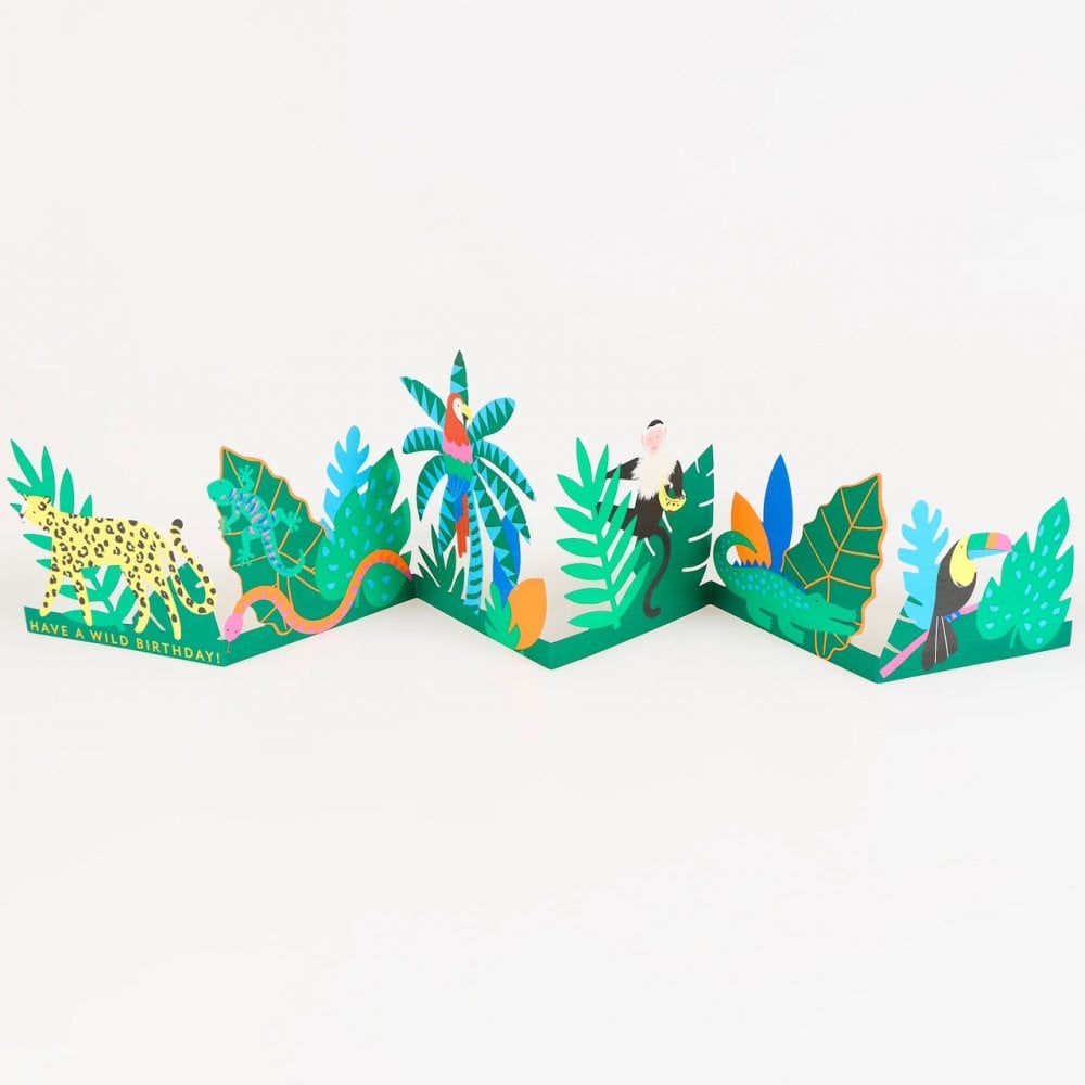 JUNGLE JAMBOREE CONCERTINA CARD