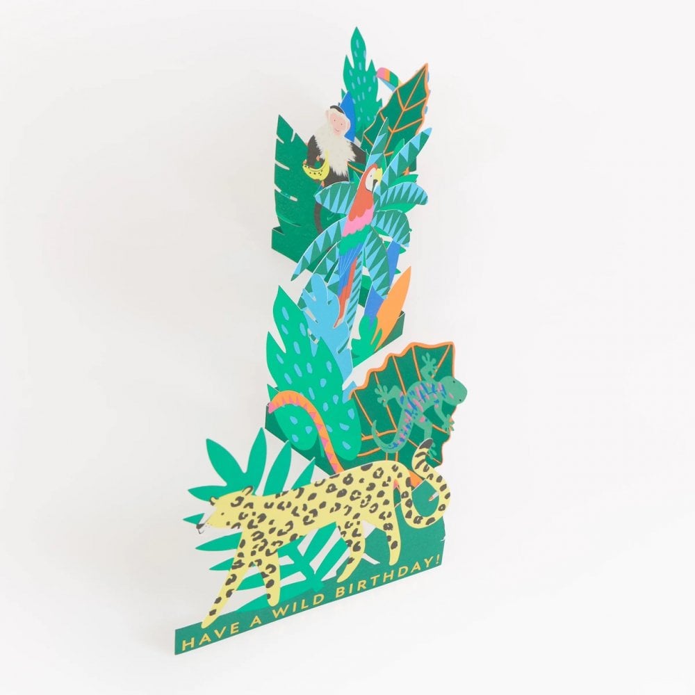 JUNGLE JAMBOREE CONCERTINA CARD