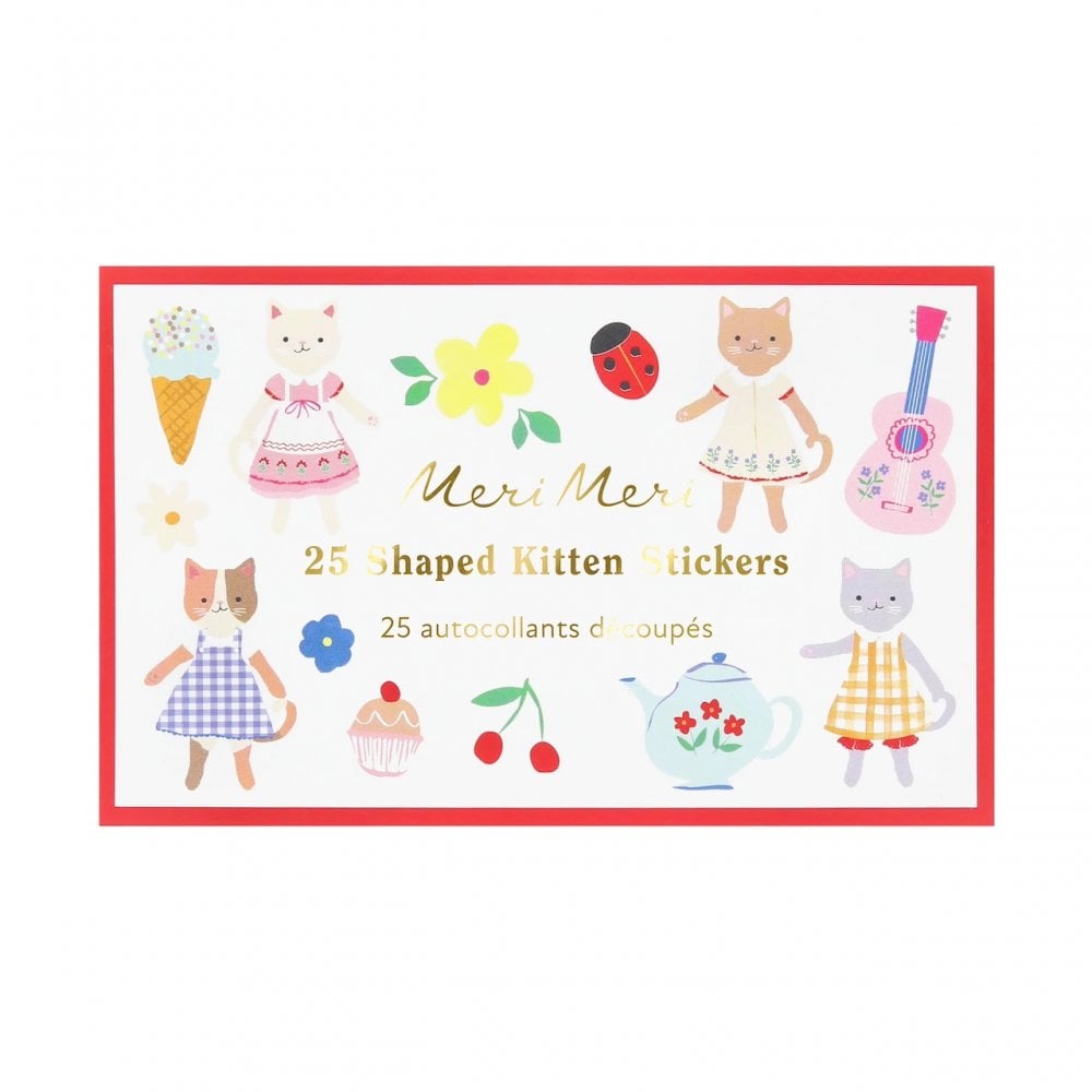 KITTEN CLUB SHAPES STICKERS
