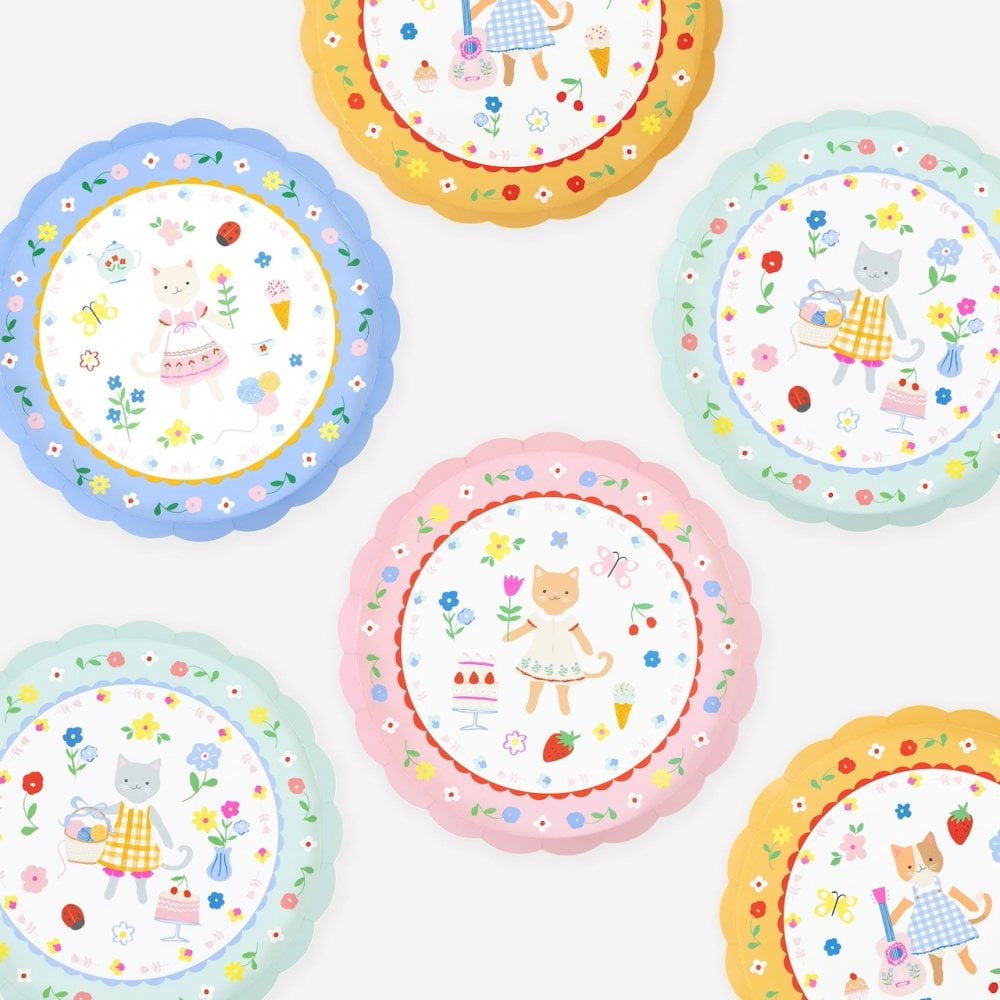 8 KITTEN CLUB SIDE PLATES