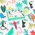 JUNGLE JAMBOREE SHAPED STICKERS