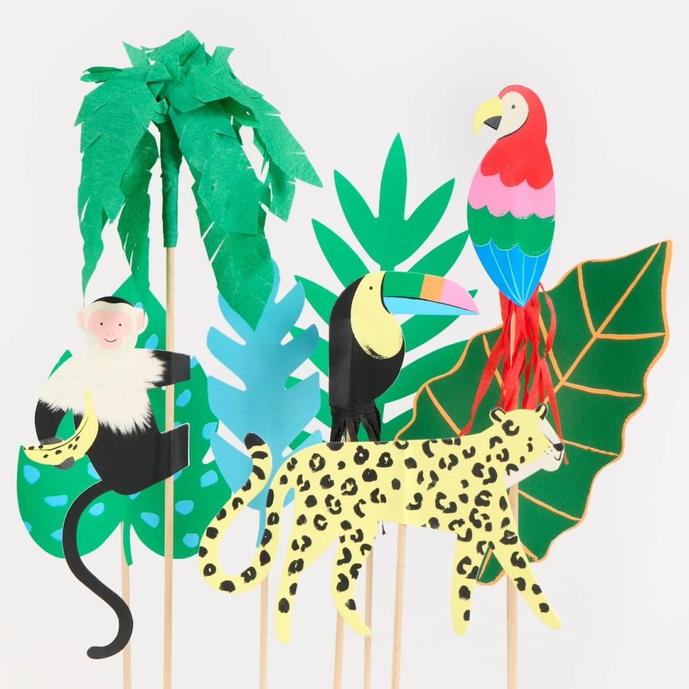 JUNGLE JAMBOREE CAKE TOPPERS
