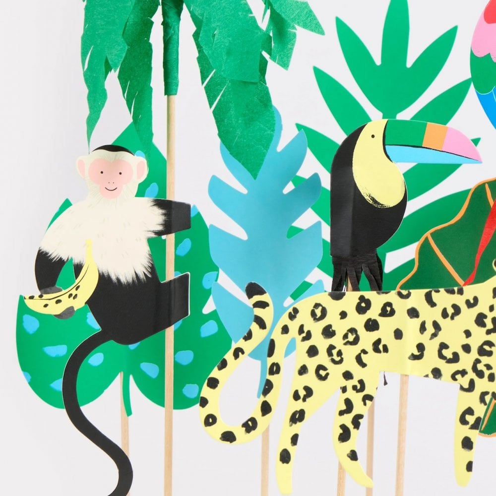 JUNGLE JAMBOREE CAKE TOPPERS