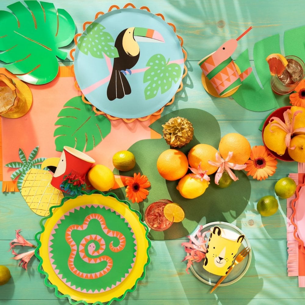 8 JUNGLE JAMBOREE PARTY CUPS
