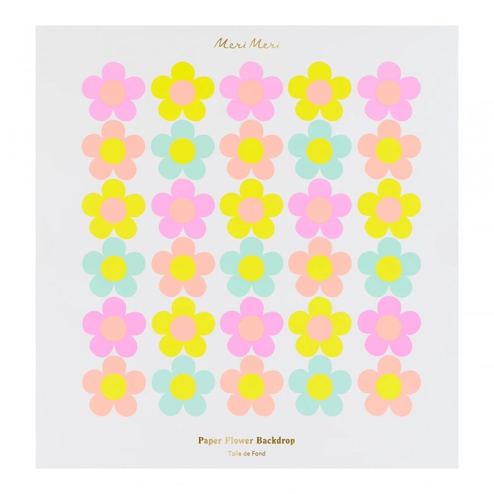 PAPER FLOWER BACKDROP