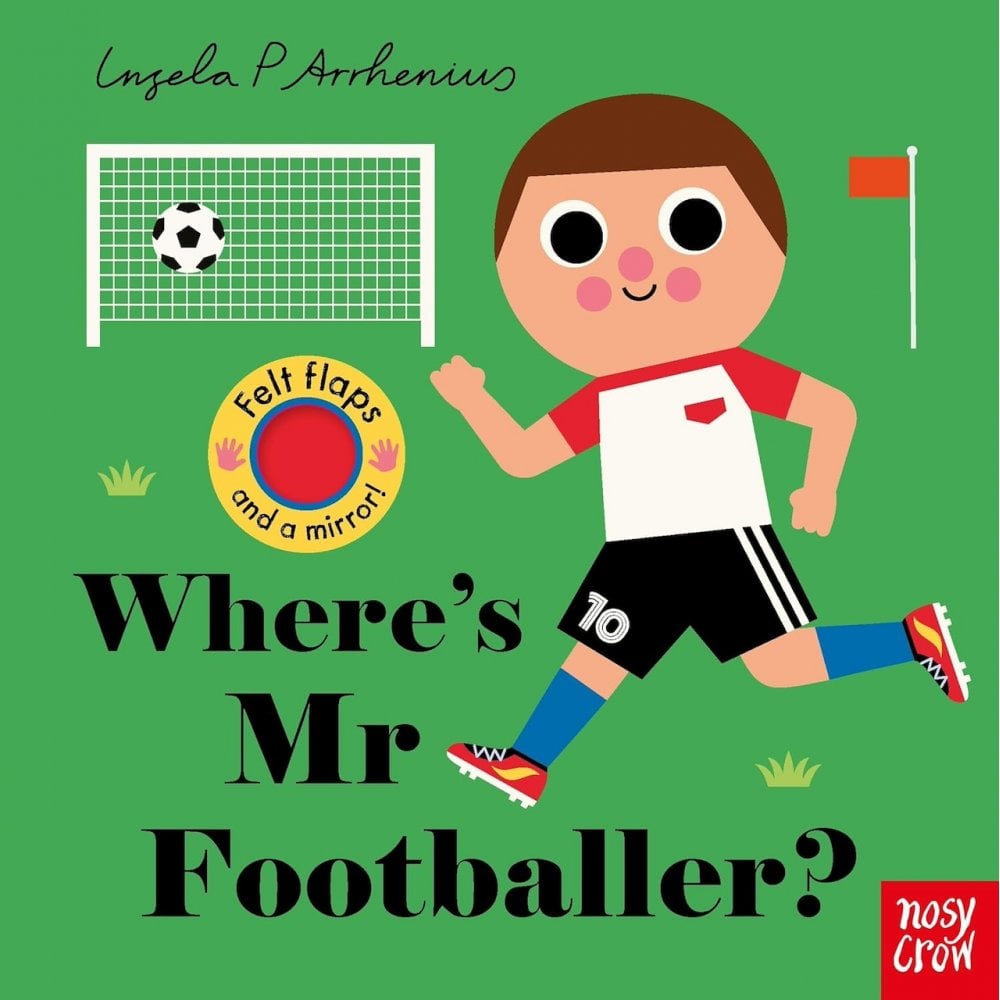 WHERE'S MR FOOTBALLER? - FELT FLAPS BOOK (0-2 YEARS)