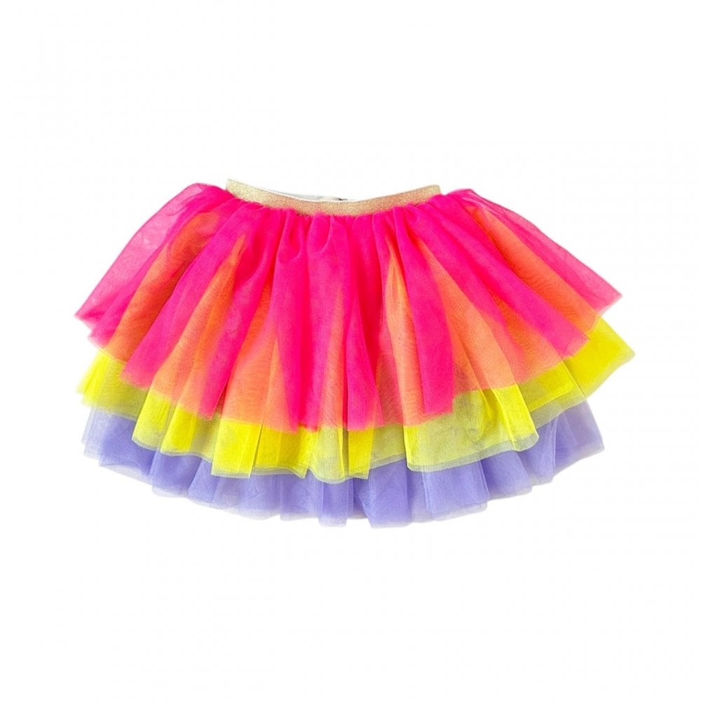 PUNKY RUFFLED SKIRT - MULTICOLOUR