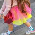PUNKY RUFFLED SKIRT - MULTICOLOUR