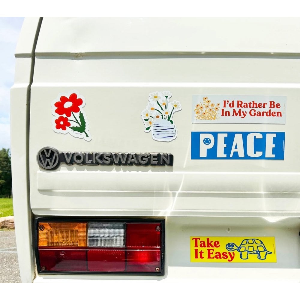 BUMPER MAGNET - I'D RATHER BE IN MY GARDEN