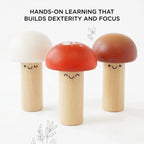WOODEN MUSHROOM HAMMER GAME
