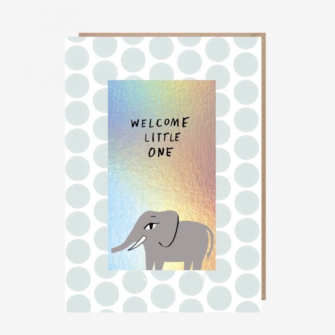ELEPHANT WELCOME LITTLE ONE CARD