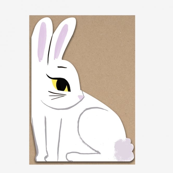 SHAPED RABBIT CARD